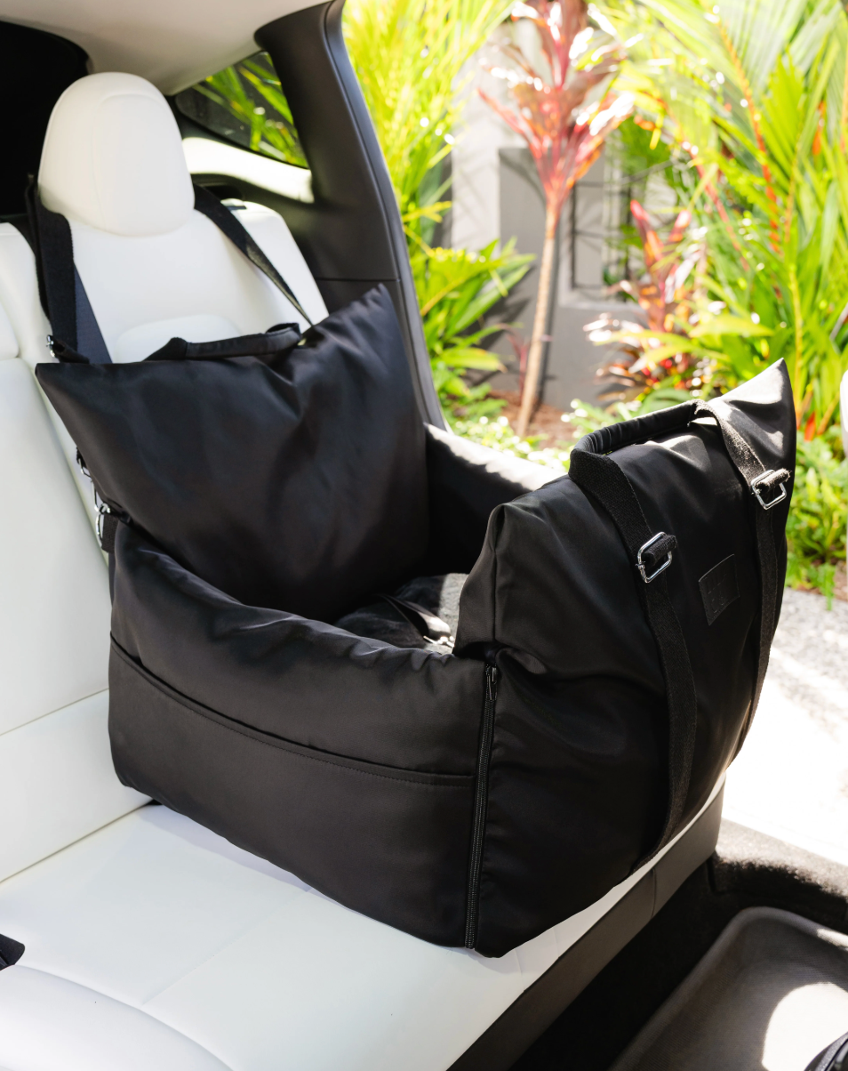 Premium Black Pet Car Seat