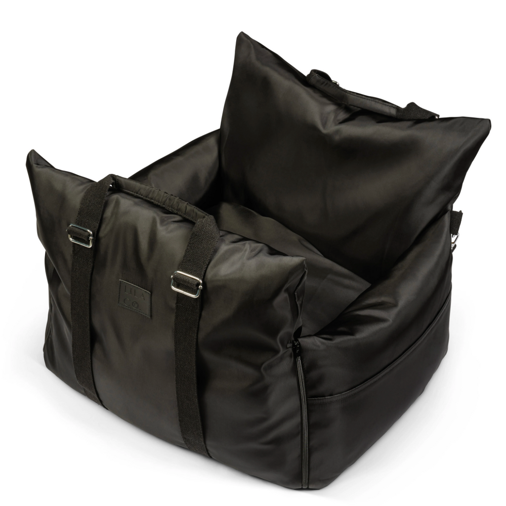 Premium Black Pet Car Seat