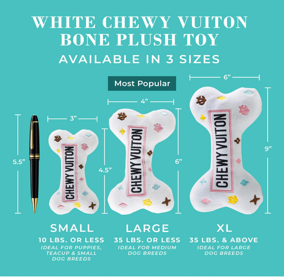Chewy Vuiton Bone - White