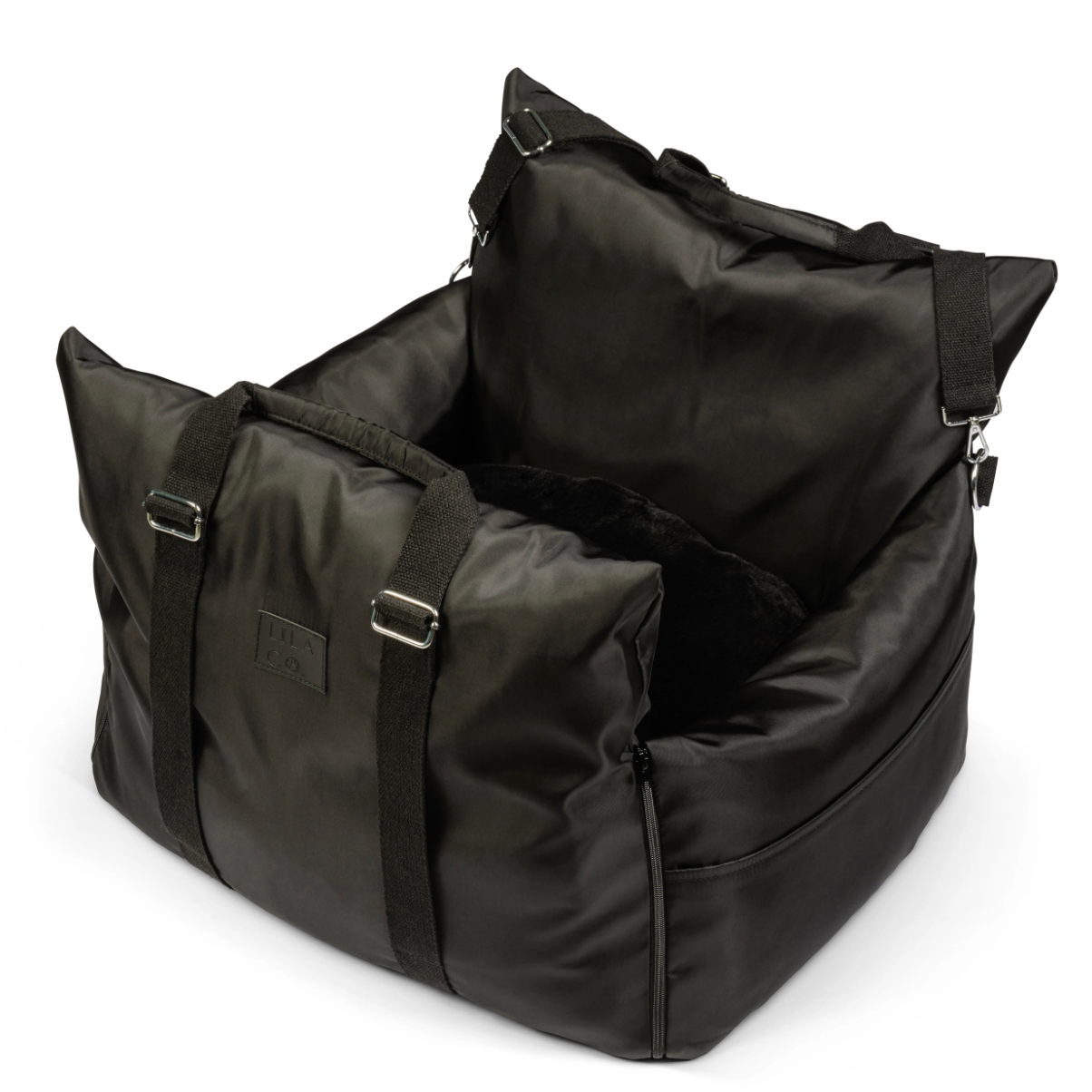 Premium Black Pet Car Seat