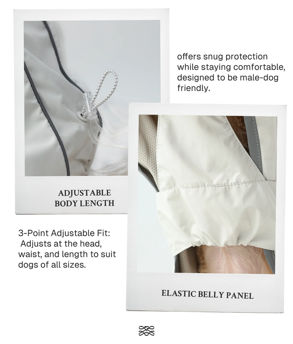 The All Weather Raincoat - Light Grey