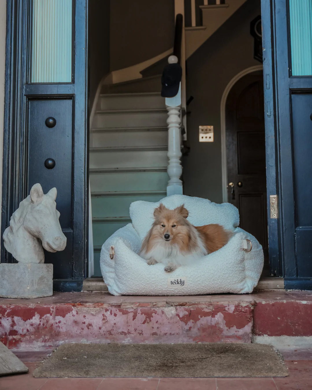 The Bouclé Car Seat