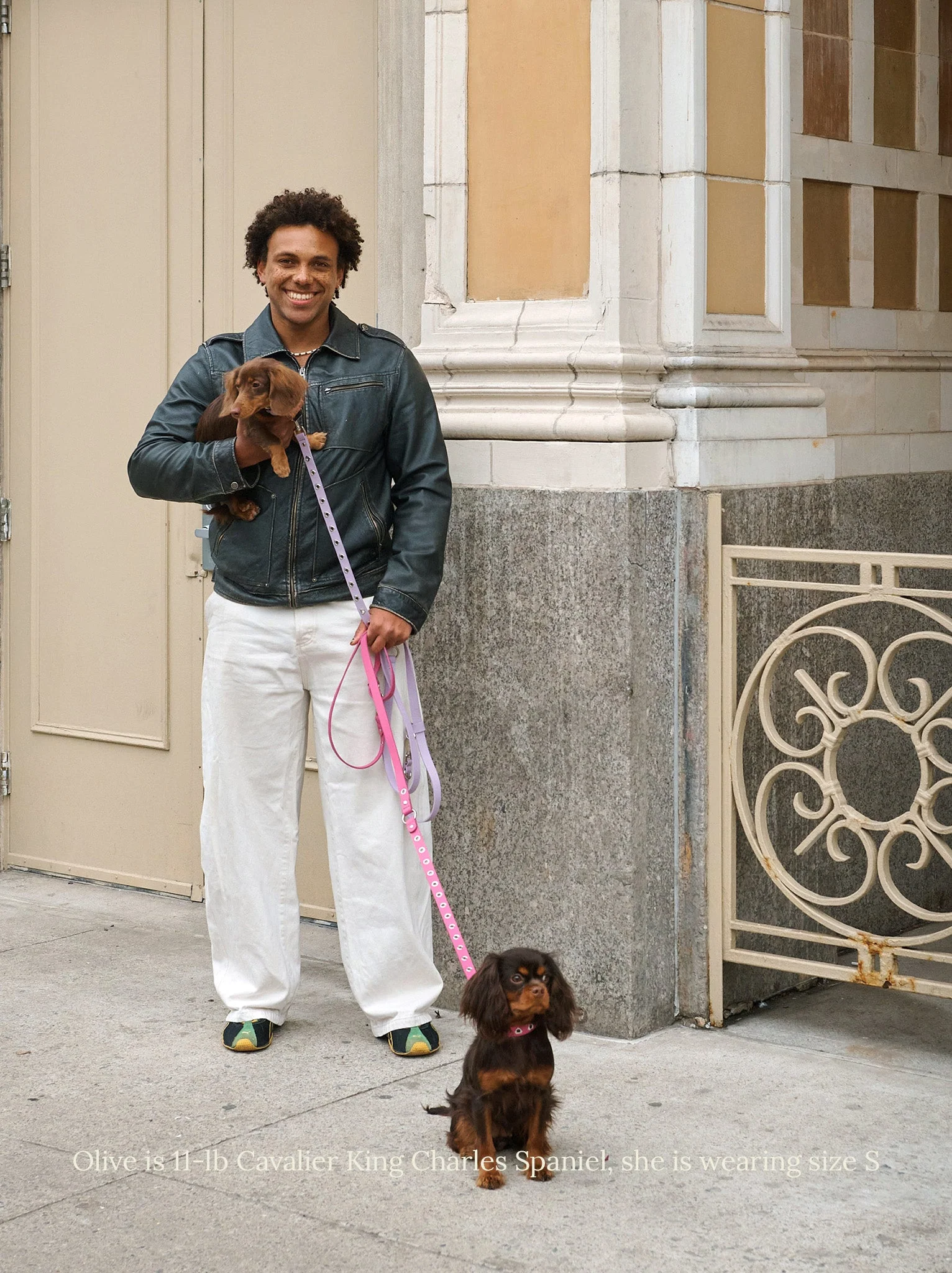 You Mean the World to Me Collar - Peony