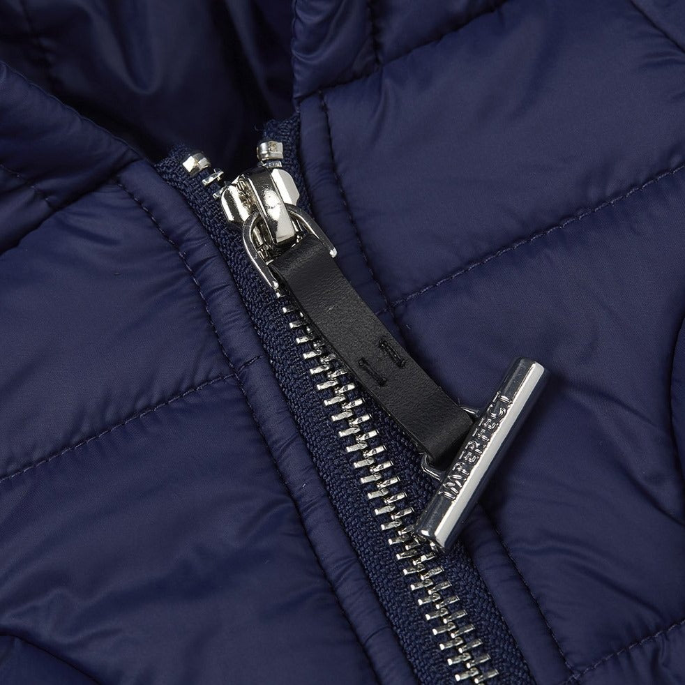 Zip up Puffer Jacket (Navy)