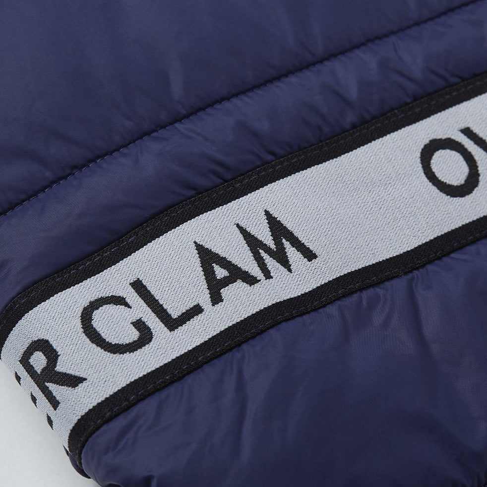 Zip up Puffer Jacket (Navy)
