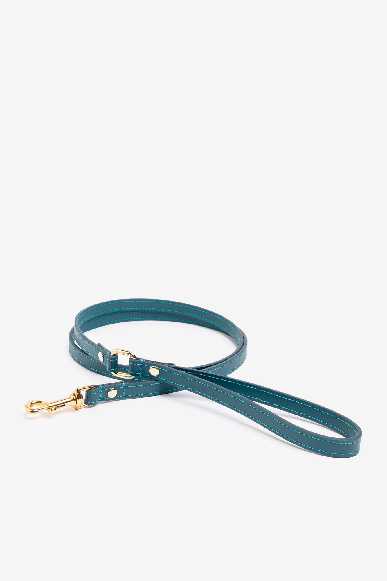 Navy Blue Leather Nara Dog Lead
