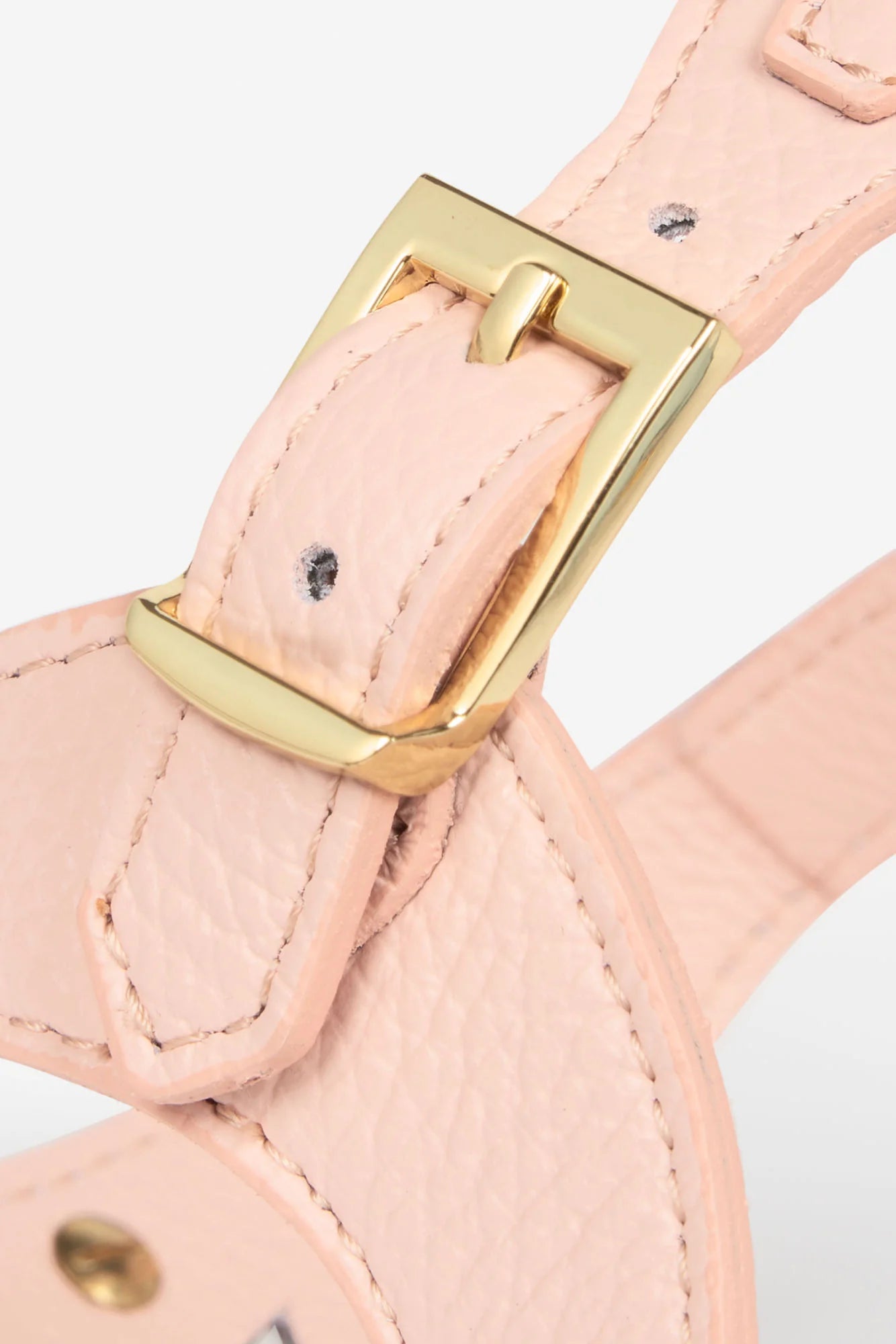 Peach Leather Juno Dog Harness