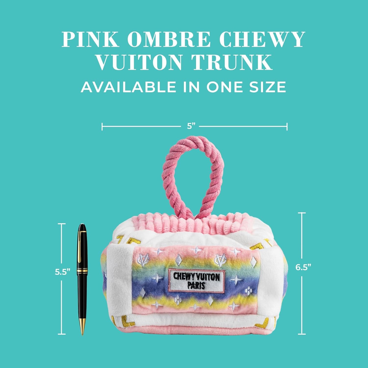 Chewy Vuiton Trunk - Pink Ombre 