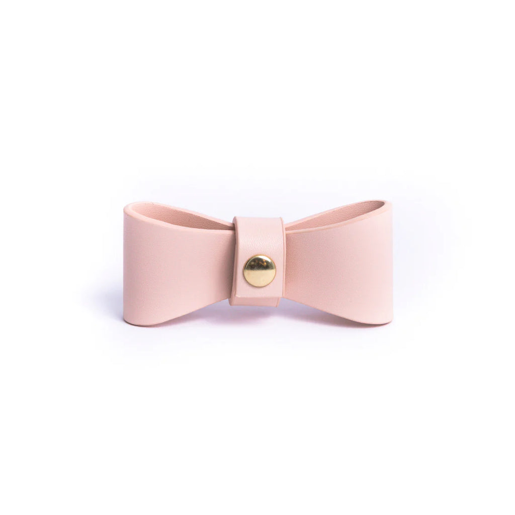 Rose Quartz - Vegan Leather Bowtie