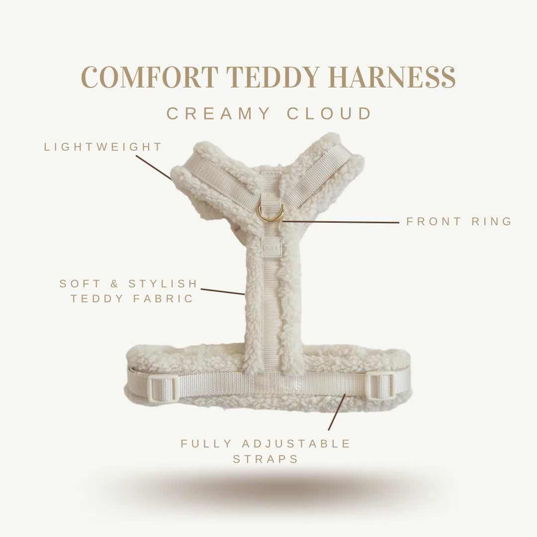 Comfort Teddy Harness - Creamy Cloud