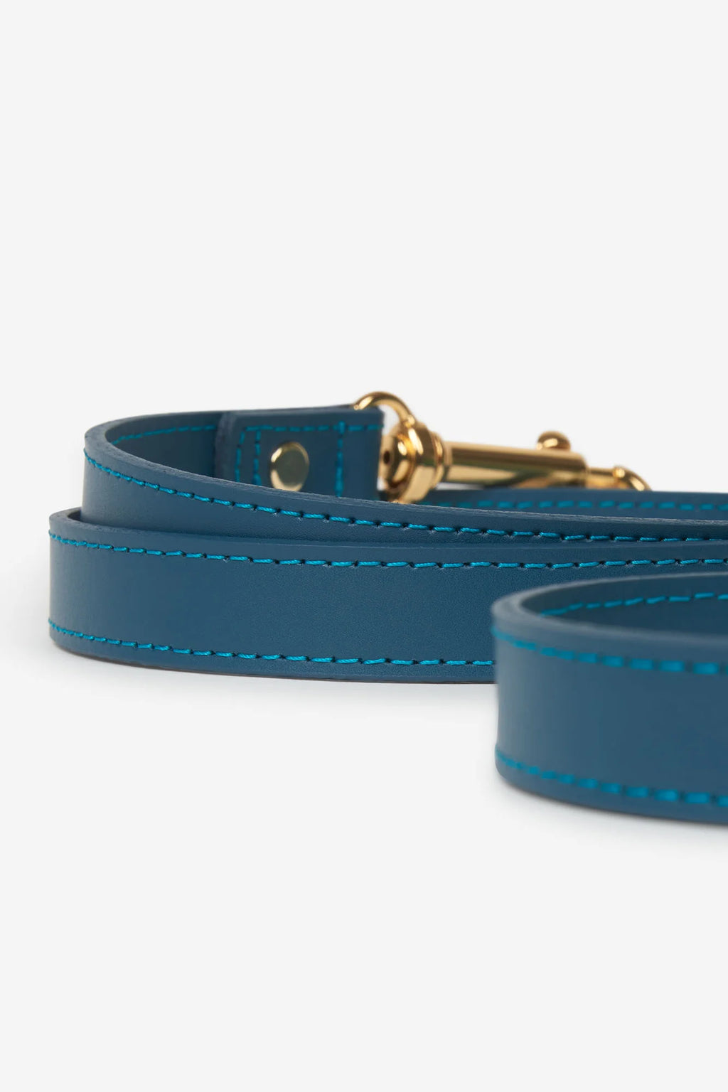 Navy Blue Leather Nara Dog Lead