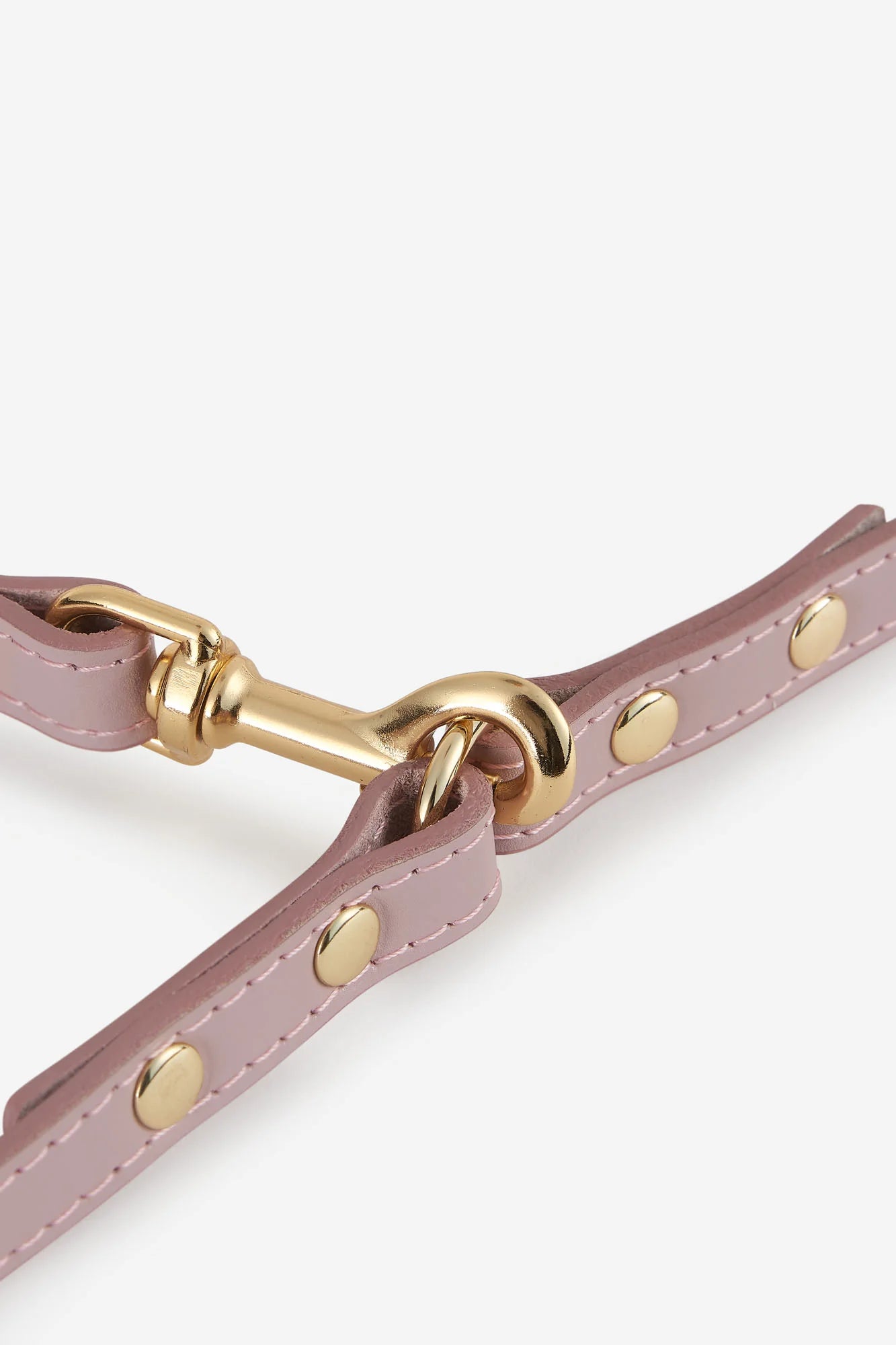 Pink Leather Nara Dog Lead