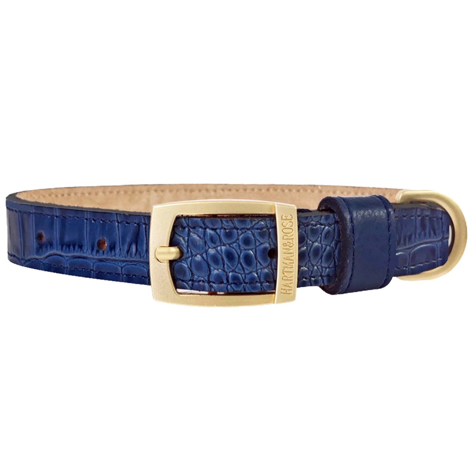 Cayman Dog Collar in Navy Blue