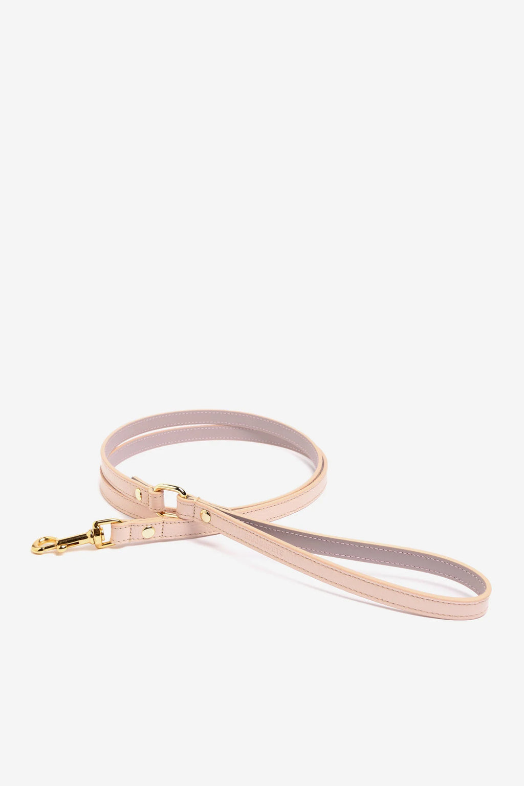 Peach Leather Juno Dog Lead