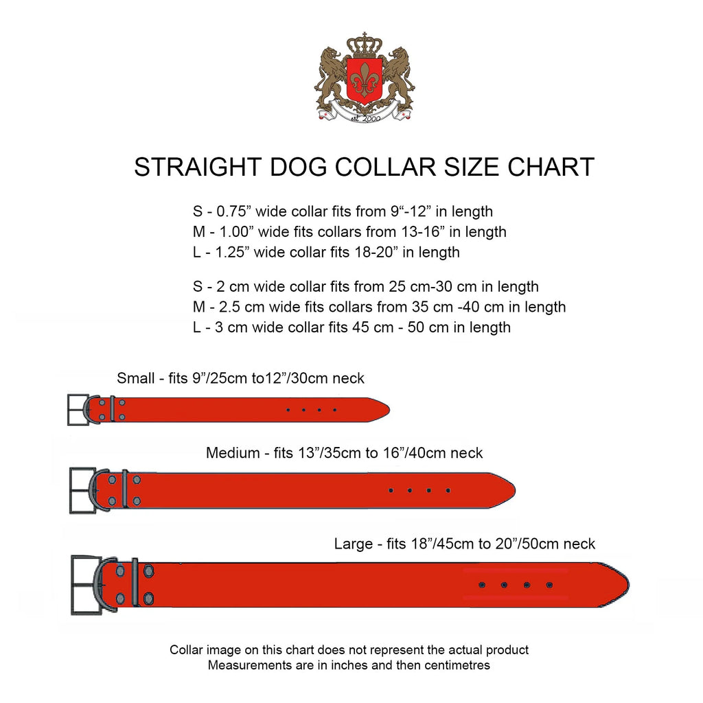 Cayman Dog Collar in Tangerine