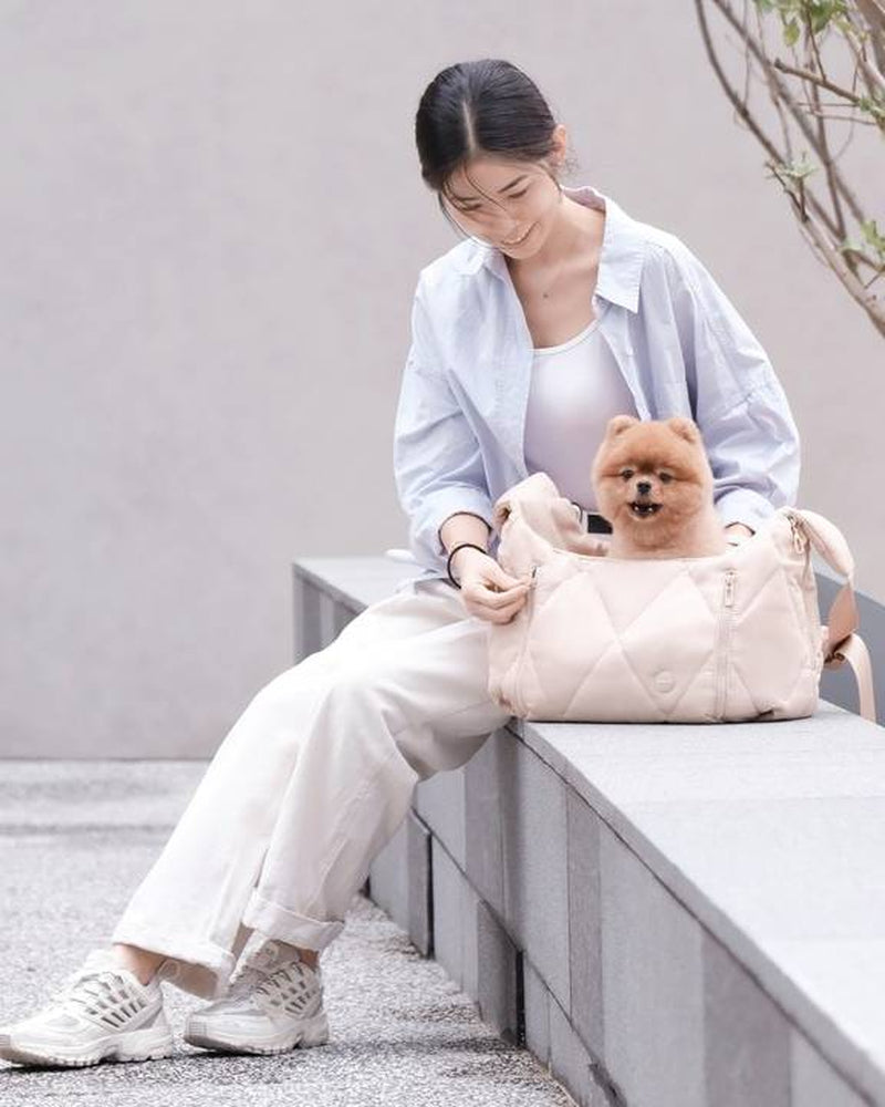 First Class Quilted Cloud Nude Carrier