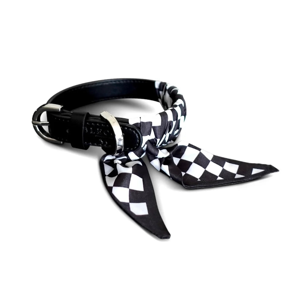 Dog Collar Twilly Square - Black
