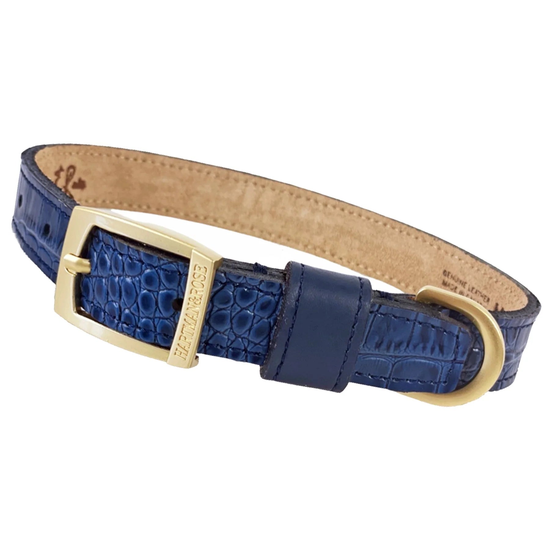 Cayman Dog Collar in Navy Blue