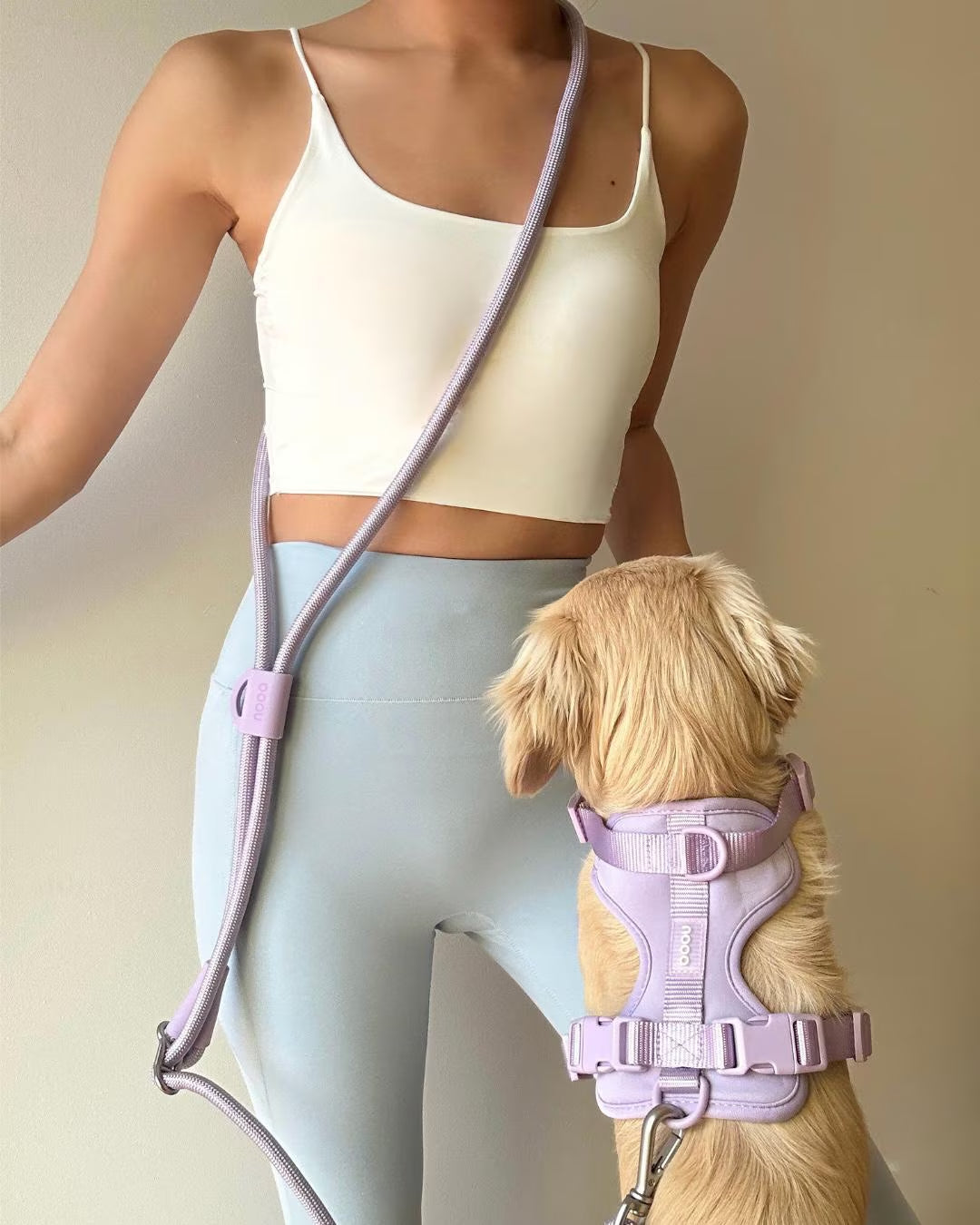 Blush Purple Softnest No-Pull Harness & Leash Set