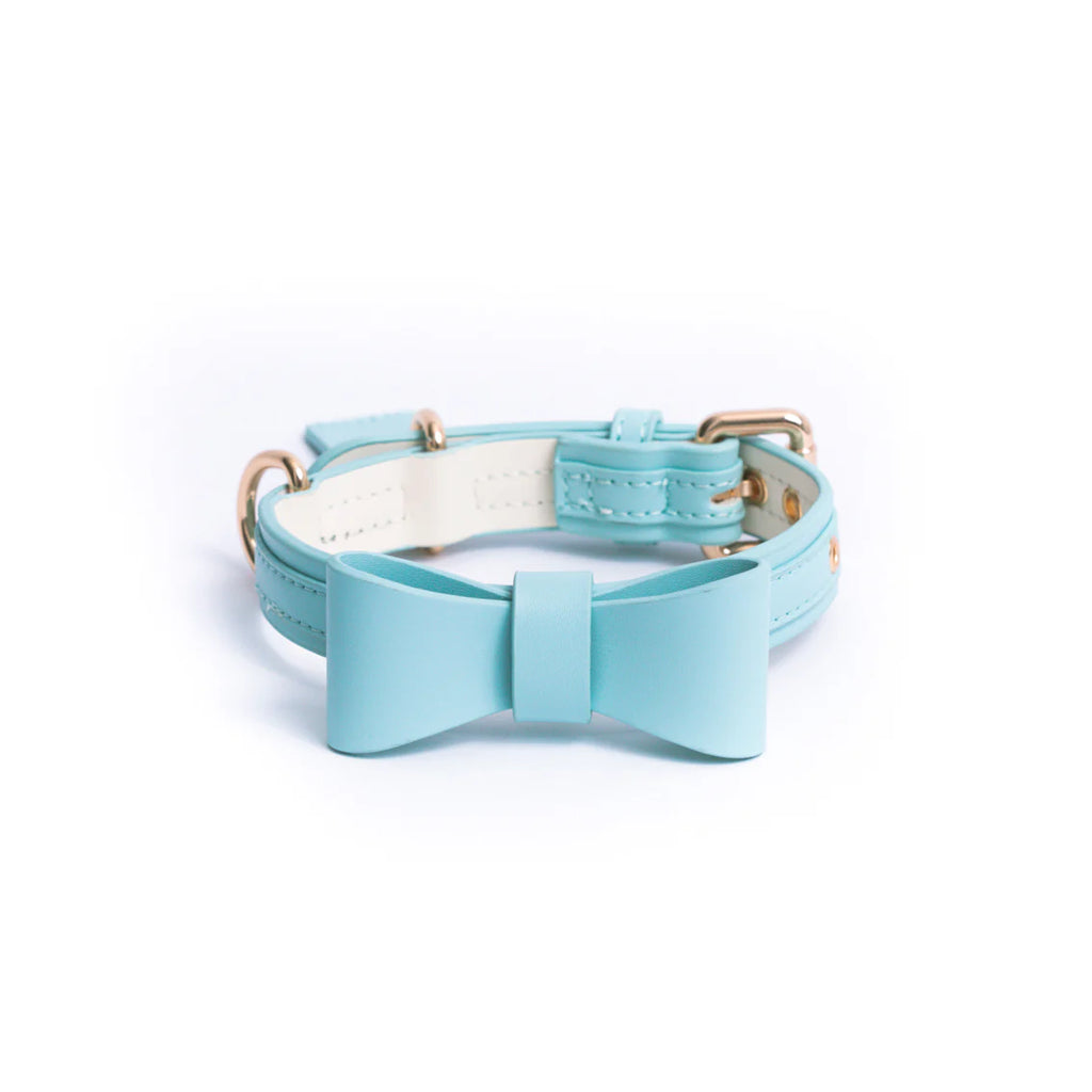 Sky Blue - Vegan Leather Bowtie