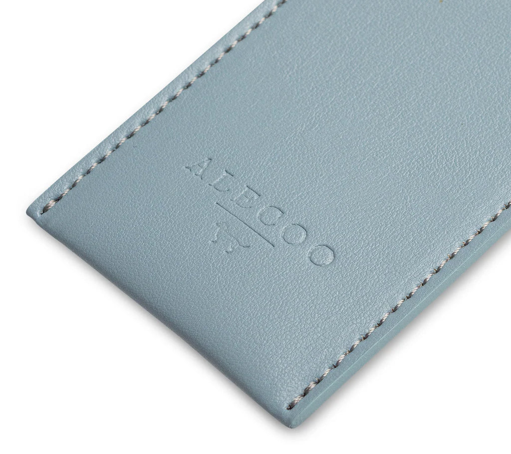 Poopbag Holder Classy Ice Blue - Silver