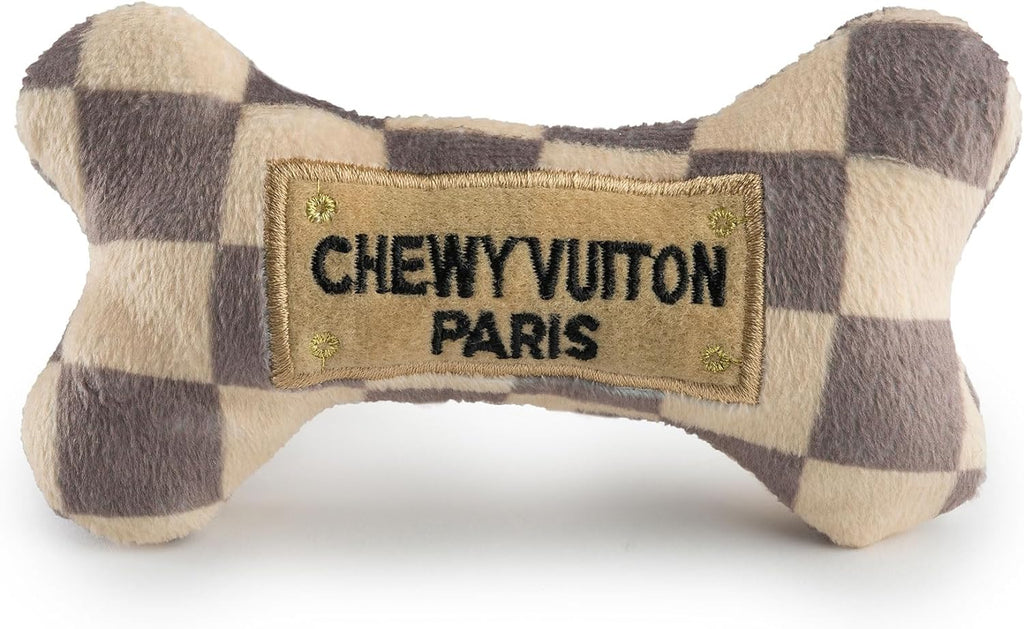 Chewy Vuiton Bone - Check Brown 
