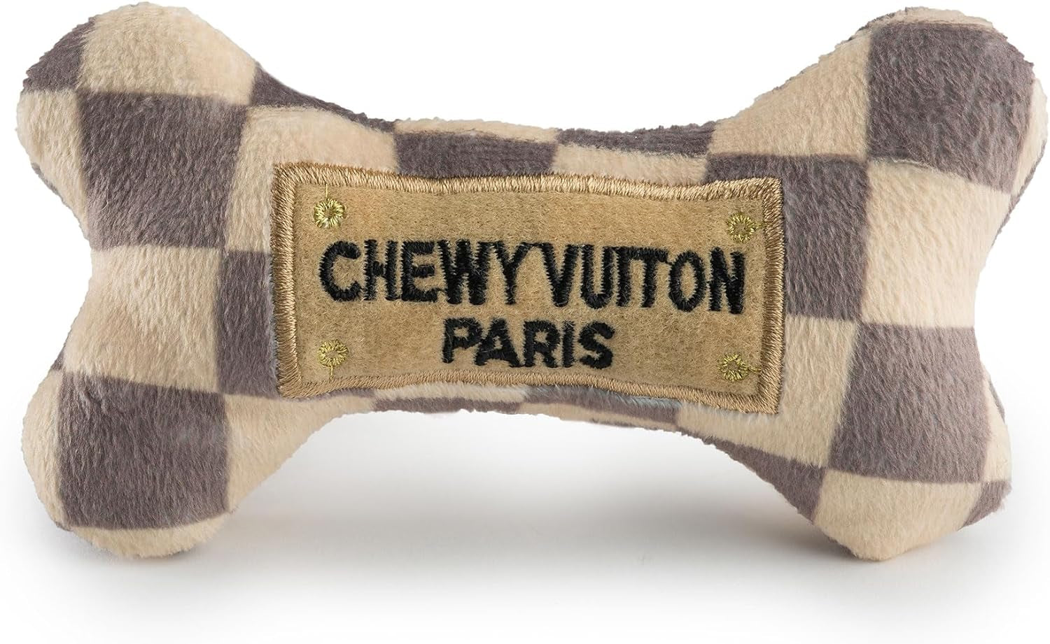 Chewy Vuiton Bone - Check Brown 
