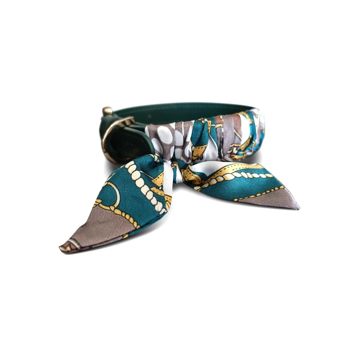 Dog Collar Twilly Classy - Dark Green