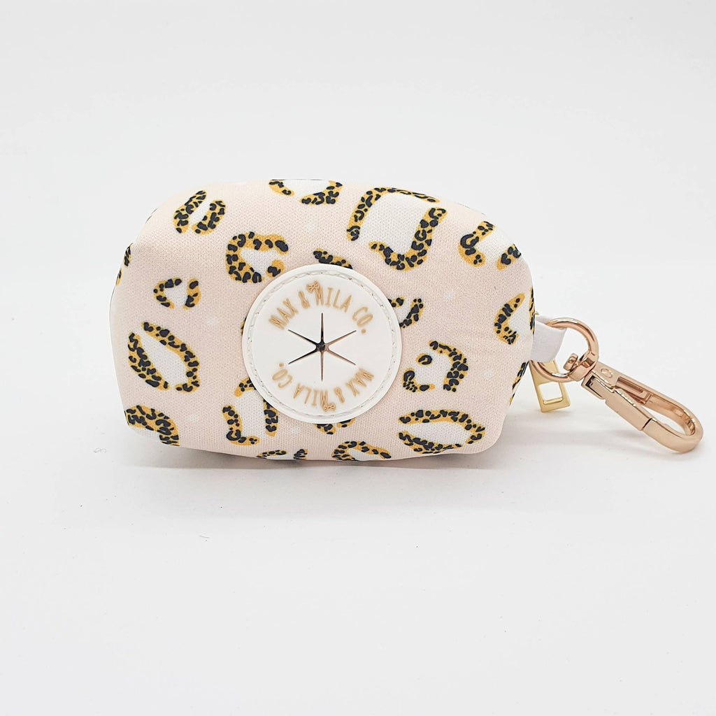Nude Leopard Designer Dog Harness Set