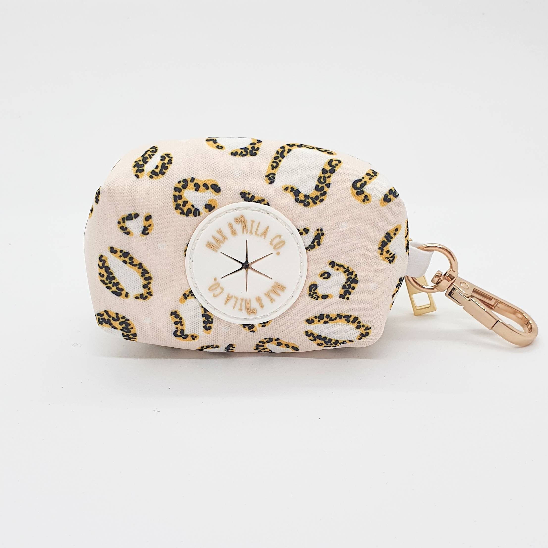 Nude Leopard Designer Dog Harness Set
