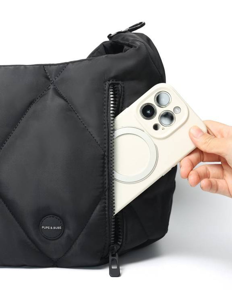 First Class Quilted Cloud Black Carrier