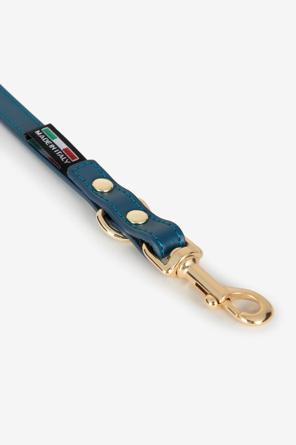 Navy Blue Leather Nara Dog Lead