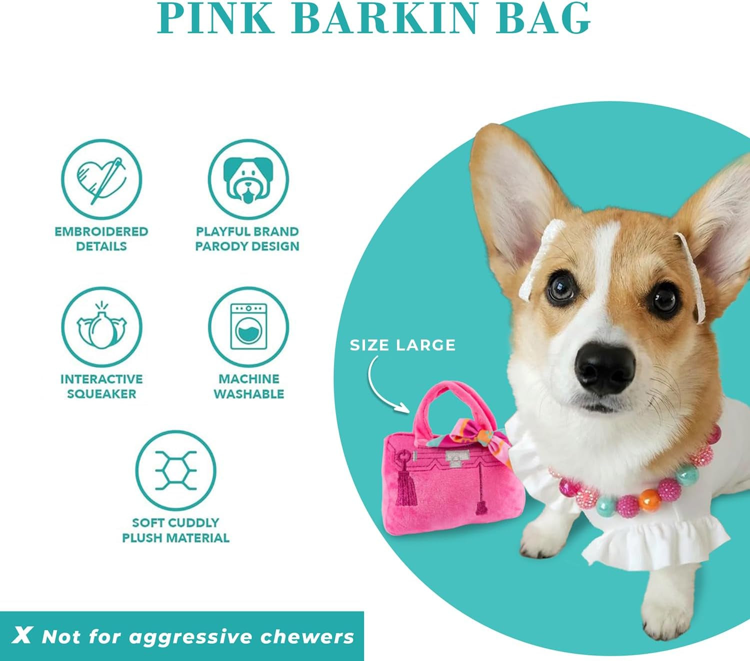 Barkin Bag (Pink) - Plush Designer Toy