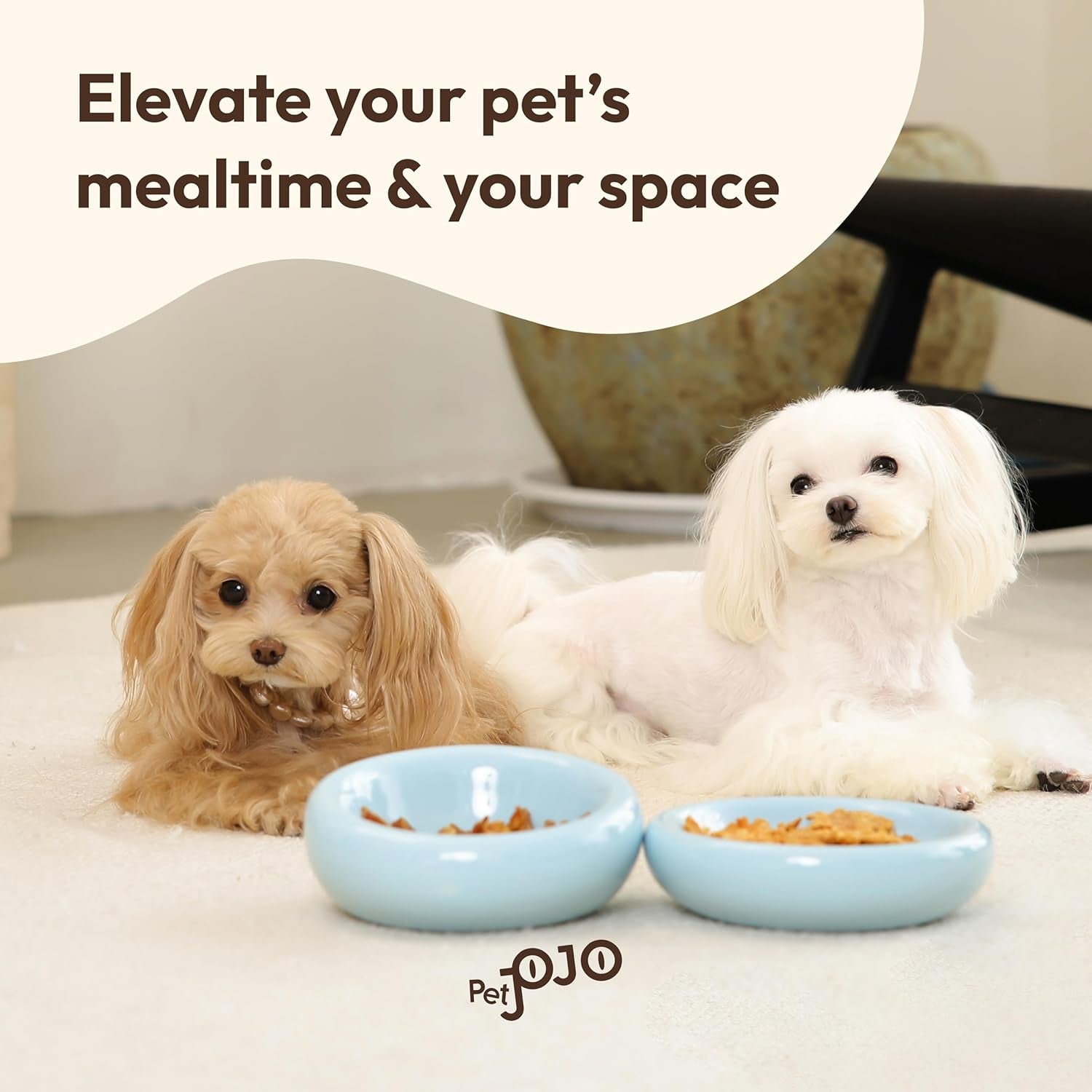 The Pebble Pet Bowl - Deep Blue