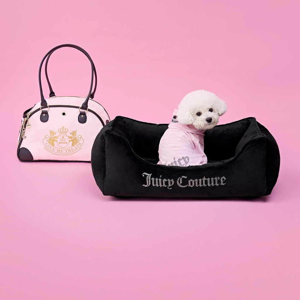 Juicy Couture - Hooded Pet Juicy Bling Velour Tracksuit