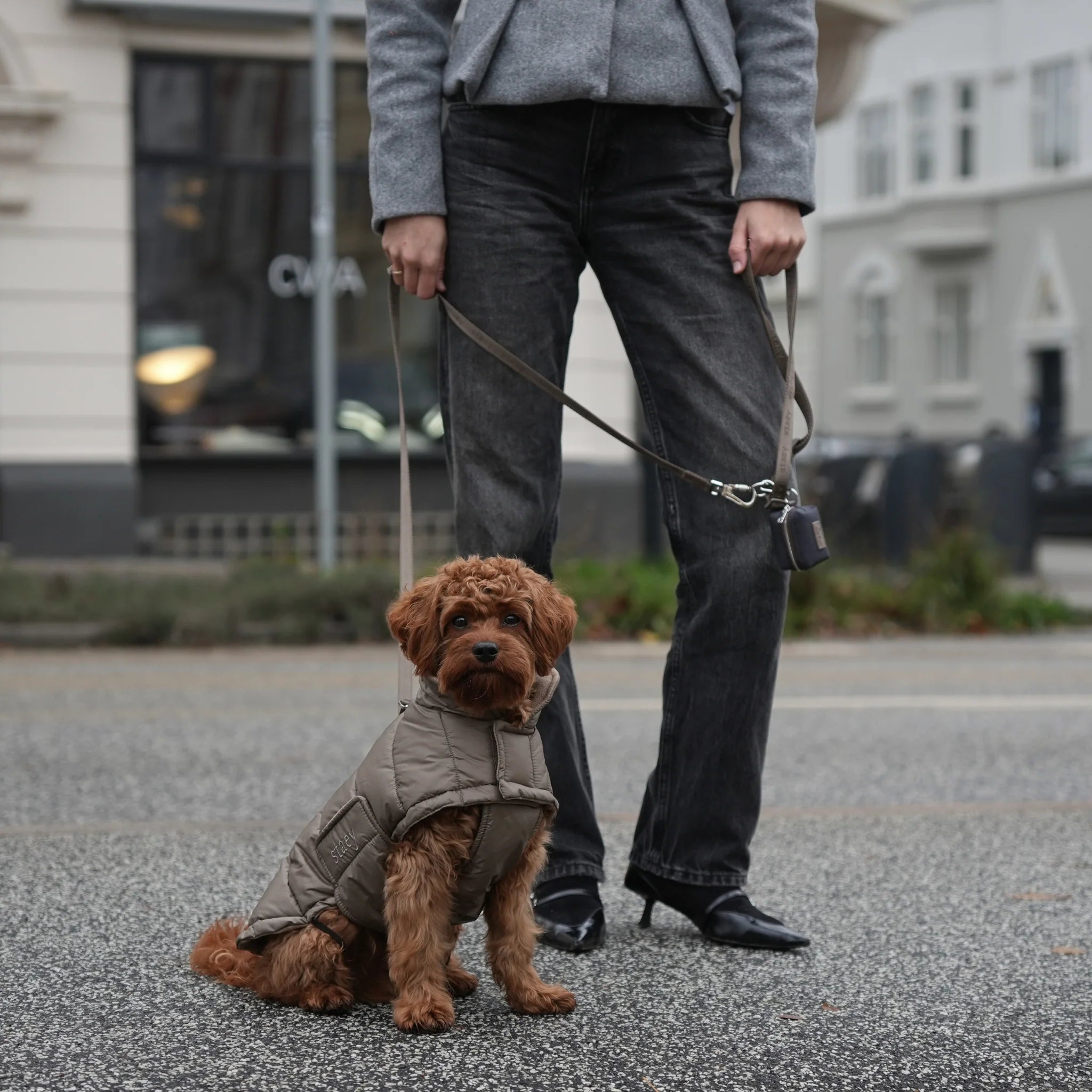 Nora Dog Coat | Taupe