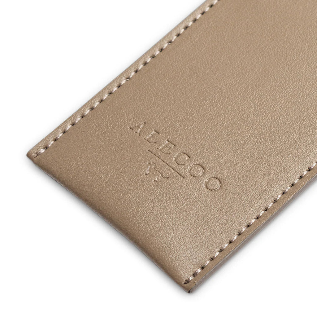 Poopbag Holder Classy Taupe - Silver