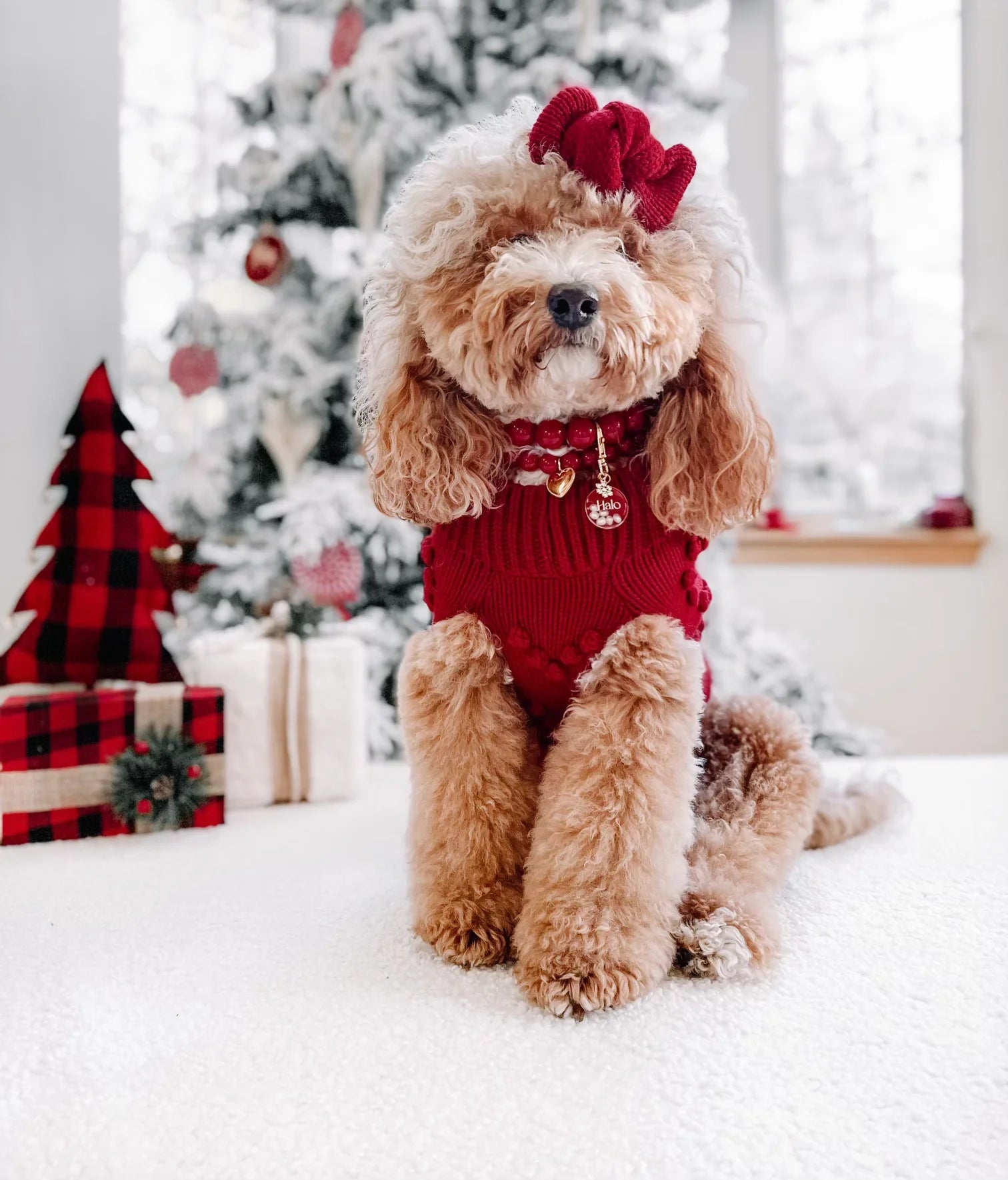 Heartknit Sweater - Red Velvet