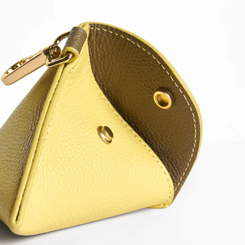 Rosy Leather Poop Bag