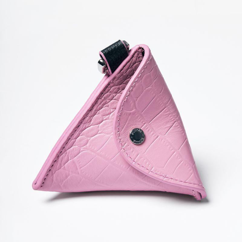 Flamingo Leather Poop Bag