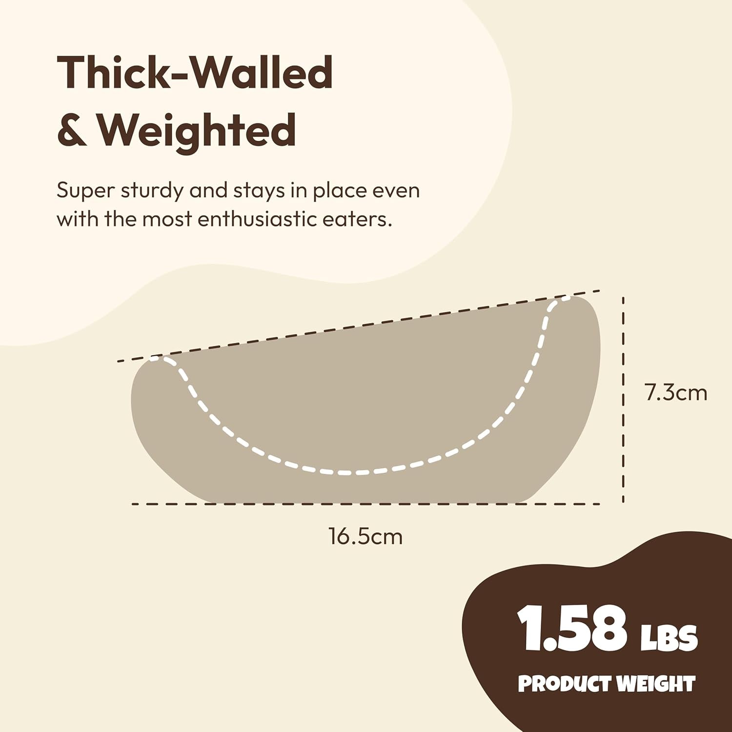 The Pebble Pet Bowl - Deep Blue