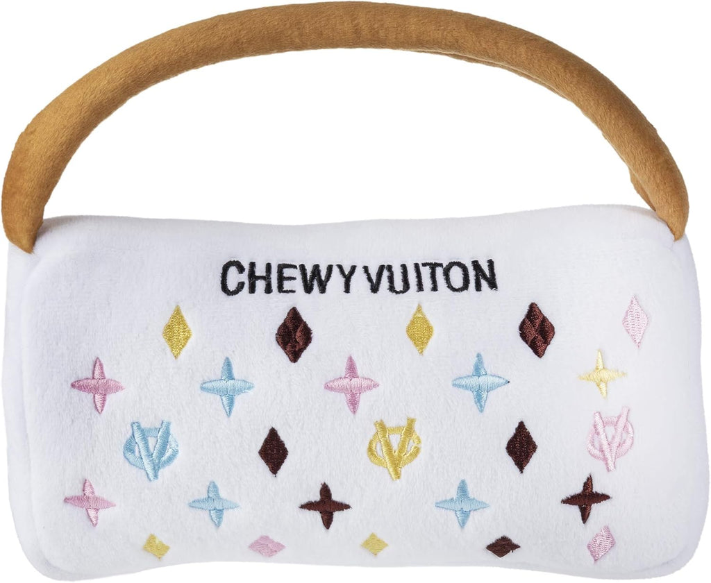 Chewy Vuiton Handbag - White