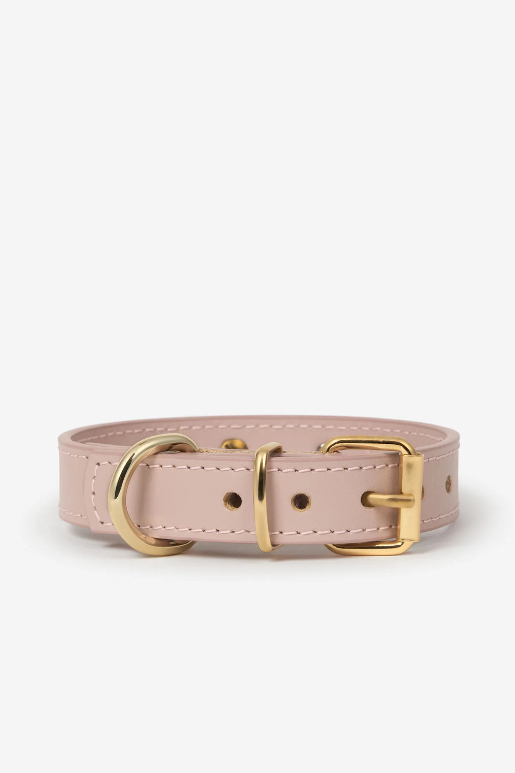 Pink Leather Nara Dog Collar