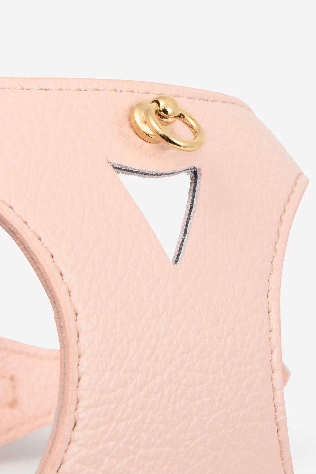Peach Leather Juno Dog Harness