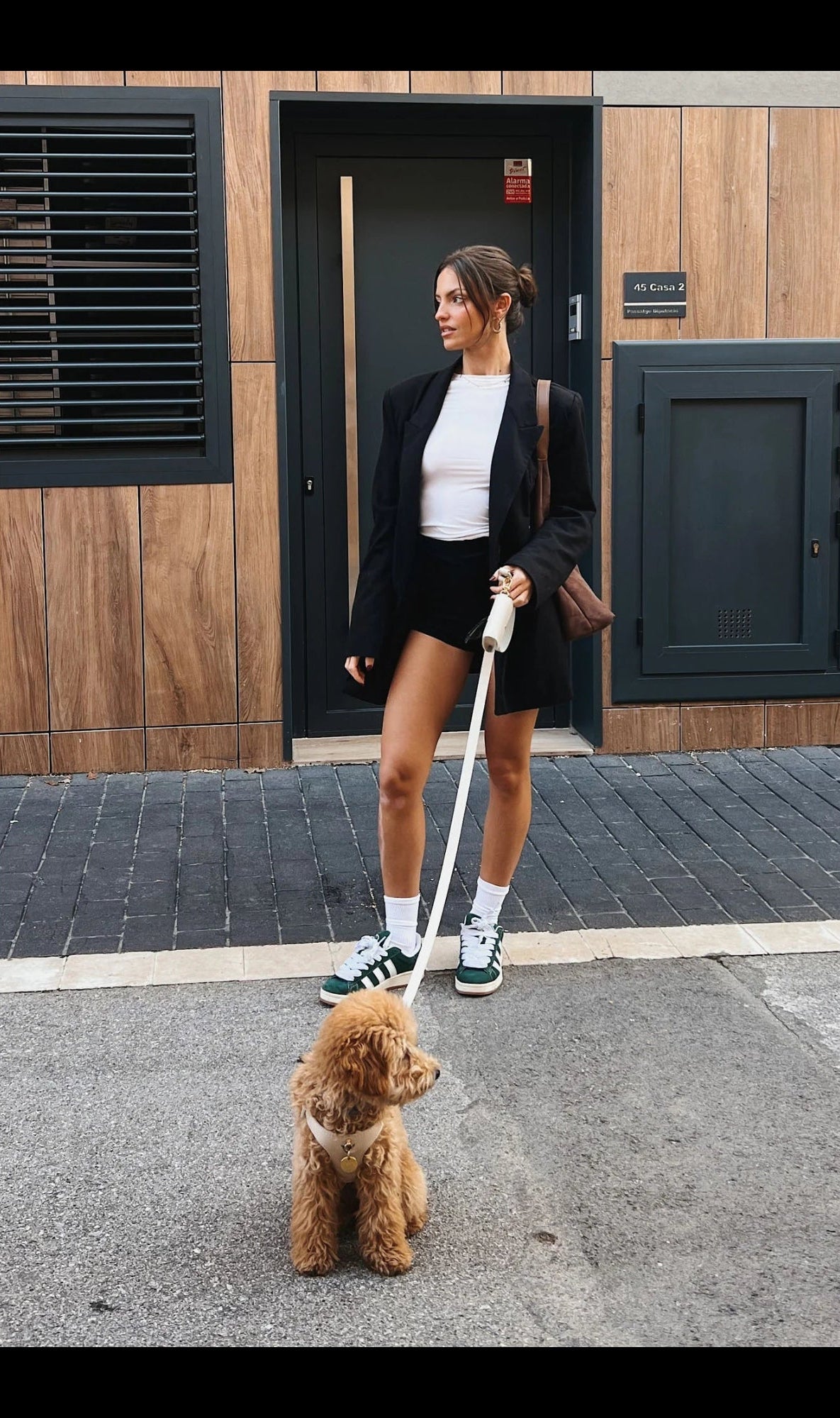 White Leather Juno Dog Lead