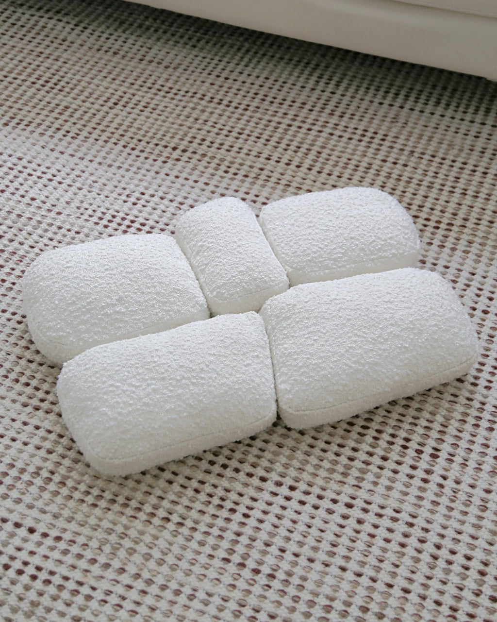 Pebble Boucle Small Dog Bed