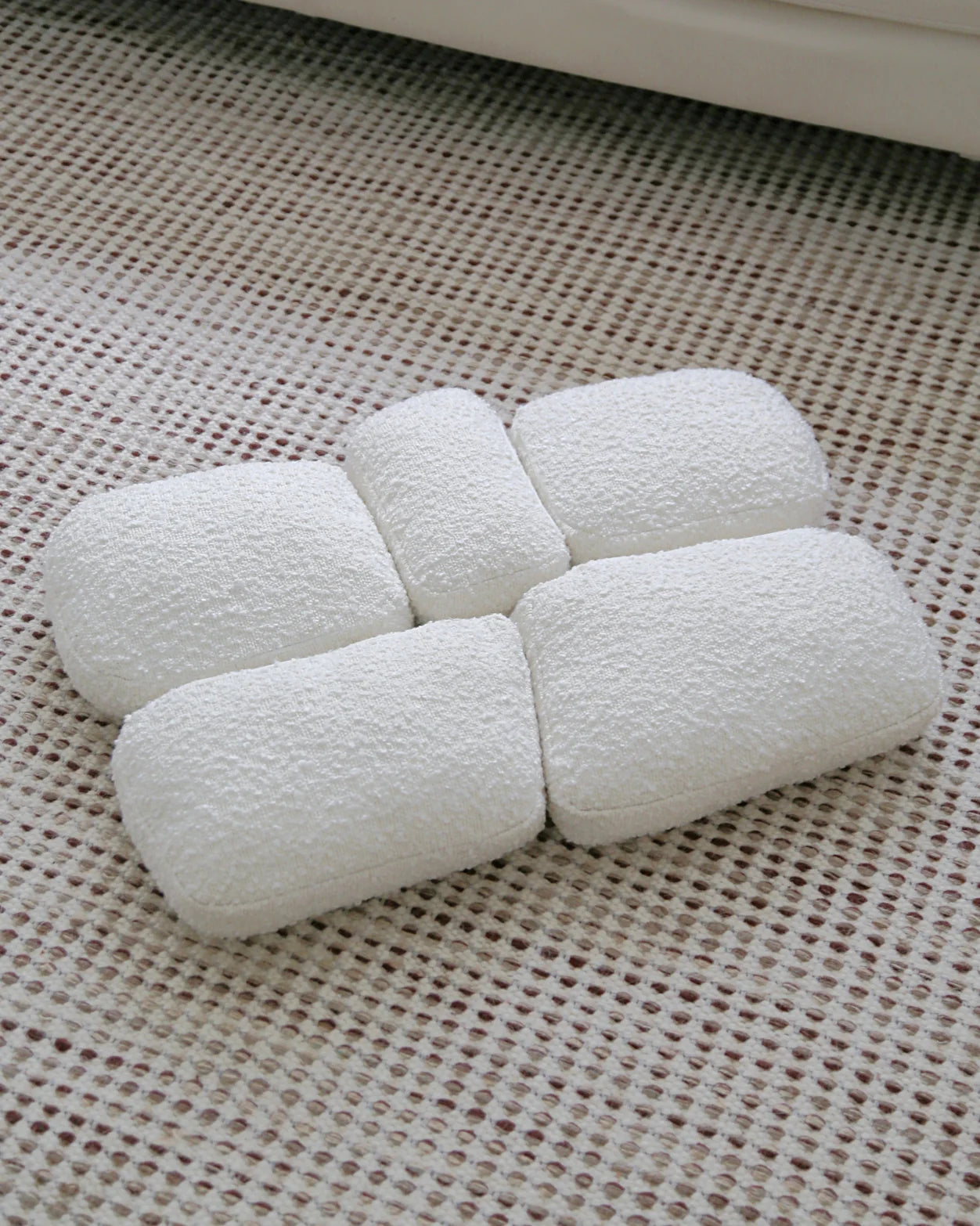 Pebble Boucle Small Dog Bed