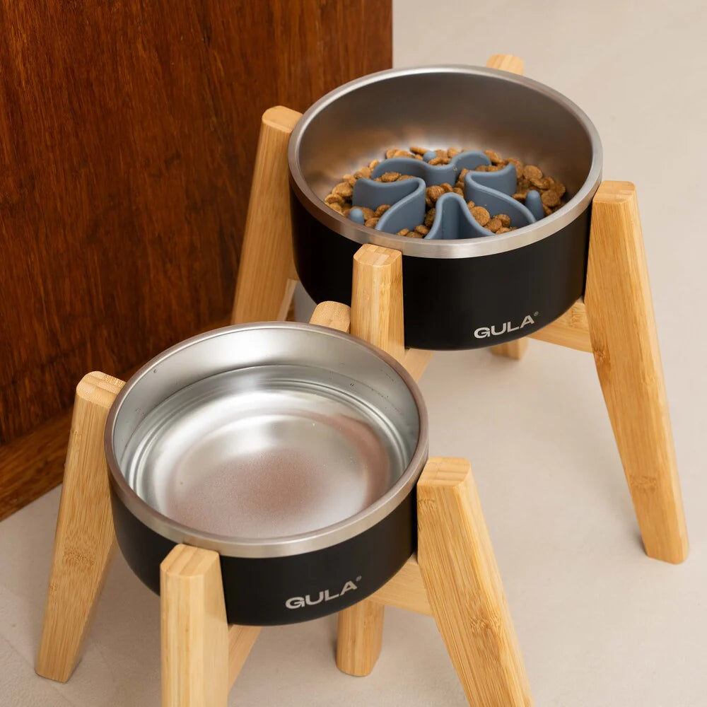 Dog Bowl - Black Stainless Steel