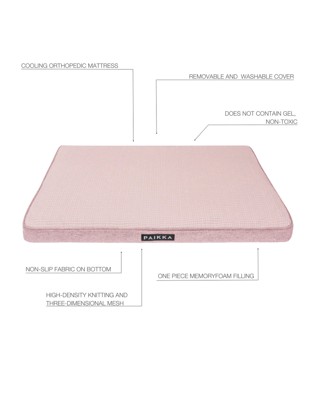 Cooling Orthopedic Mattress Pink