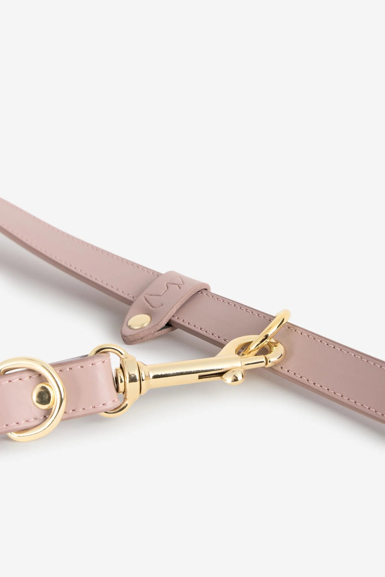 Pink Leather Nara Dog Lead